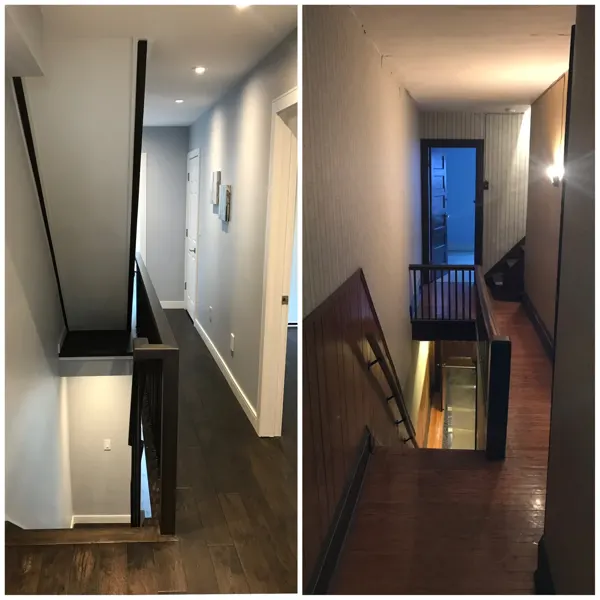 Finished upper hallway