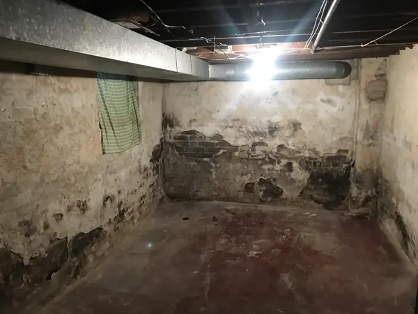 Basement before excavation