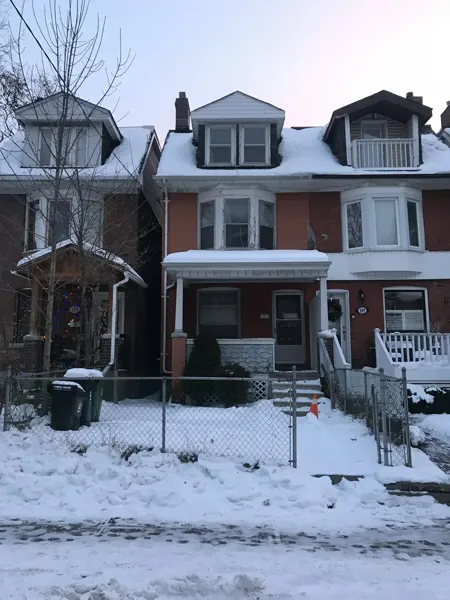 Front exterior before renovation