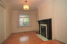 Original front room and fireplace