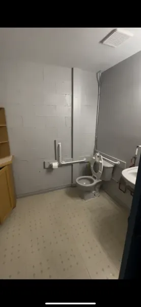 Existing washroom before the renovation