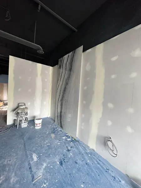 Protected floor and unfinished room partitions