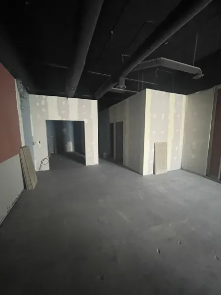 Boarded room divisions before finishing