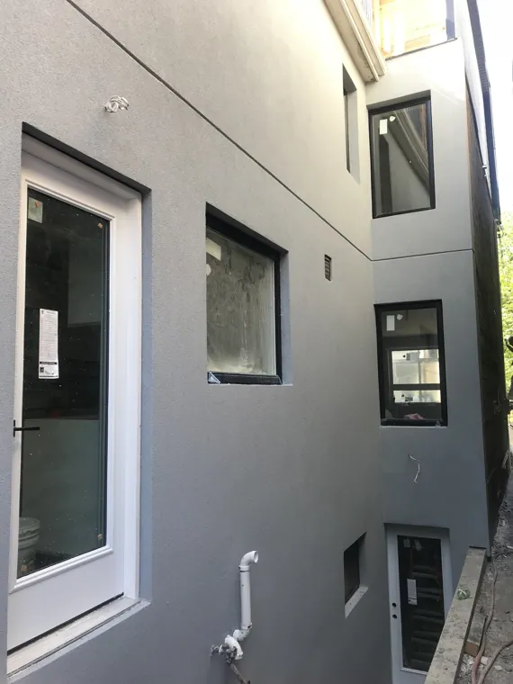 Side-wall cladding and window installation